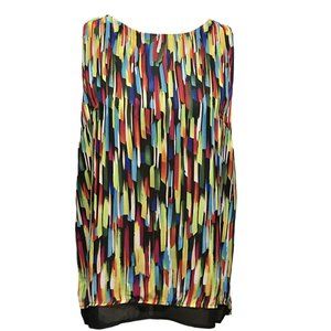 Jessica Rose Colorful Tank Blouse - Small - NWT